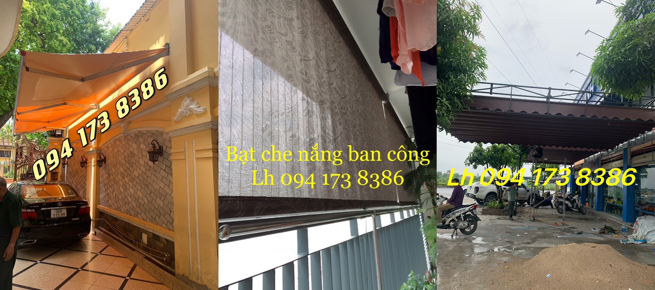 bạt che nắng mưa