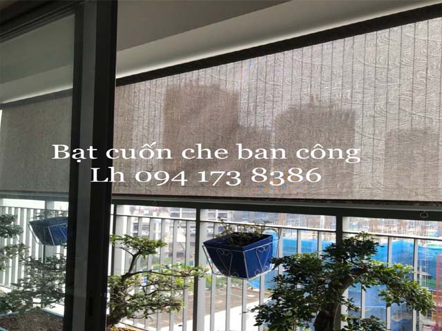 bạt tự cuốn ban công chung cư