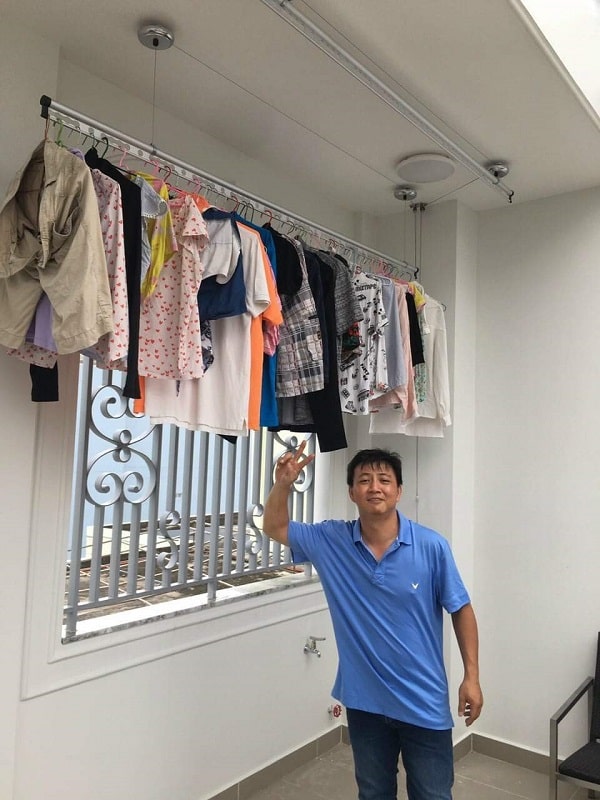 giàn phơi quần áo thông minh nâng tầm cuộc sống