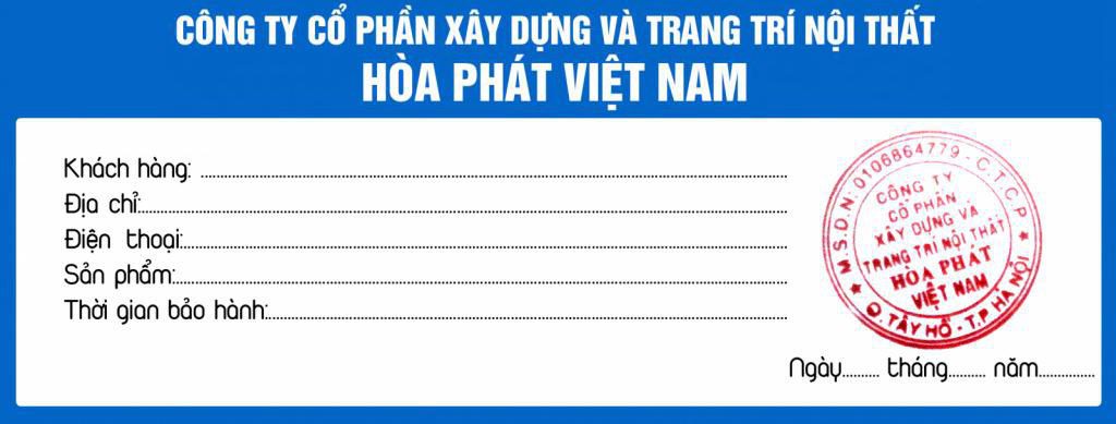 phiếu bảo hành