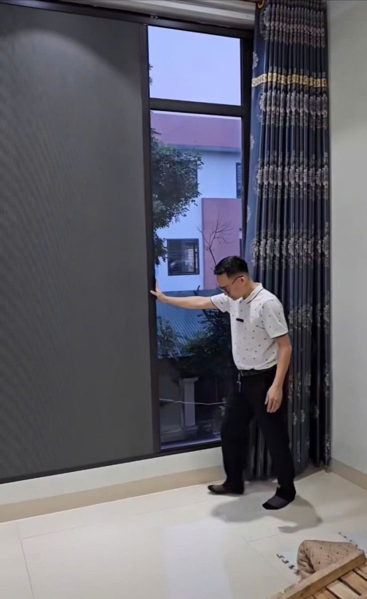 rèm tổ ong cửa ban công